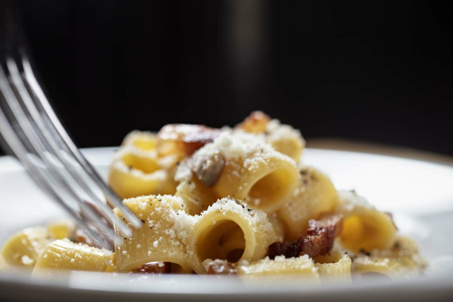 mezze maniche alla carbonara